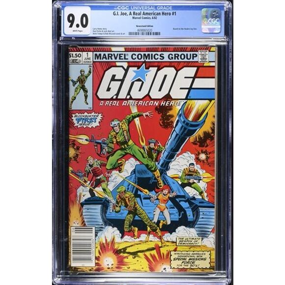 G.I. Joe #1 CGC 9.0 Newsstand Rare Marvel 1st Issue Classic 🇺🇸 865020